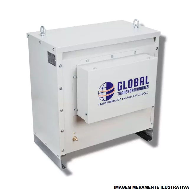 Auto Transformador Trifásico 15 kVA Entrada 220/380/440VCA Saída 220/380/440VCA 60 Hz IP23
