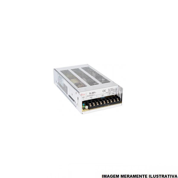 Fonte Alimentação Chaveada Monofásica 10A 360W 127/220VCA 36VCC Fixação Parafusada Tipo Colmeia