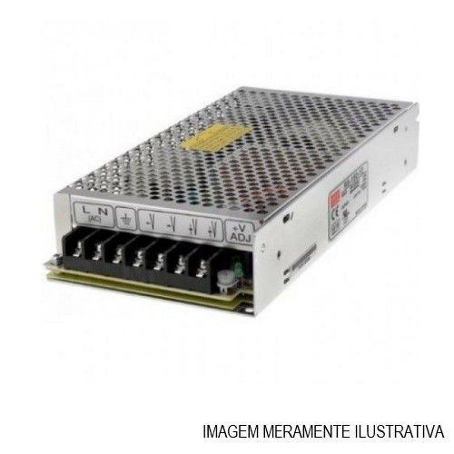 Fonte Alimentação Chaveada Monofásica 10A 240W 127/220VCA 24VCC Fixação Parafusada Tipo Colmeia