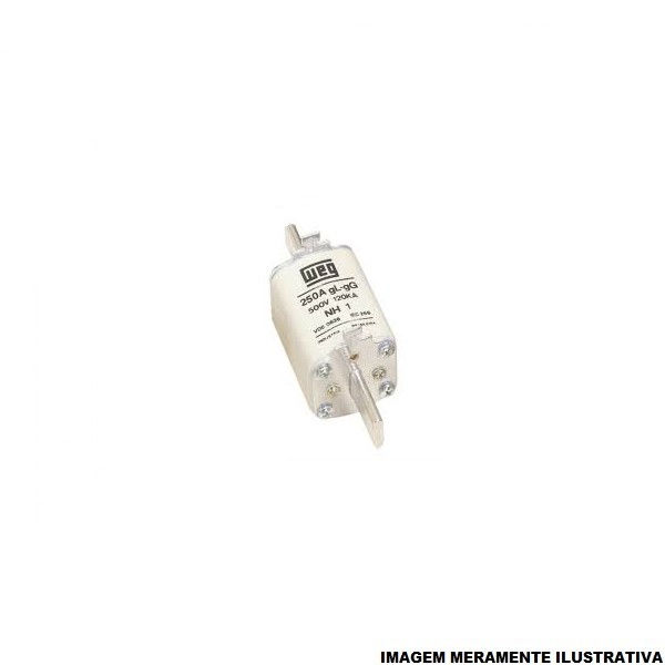 Fusível NH Porcelana Ultra-Rapido Tamanho 1 250A 500VCA