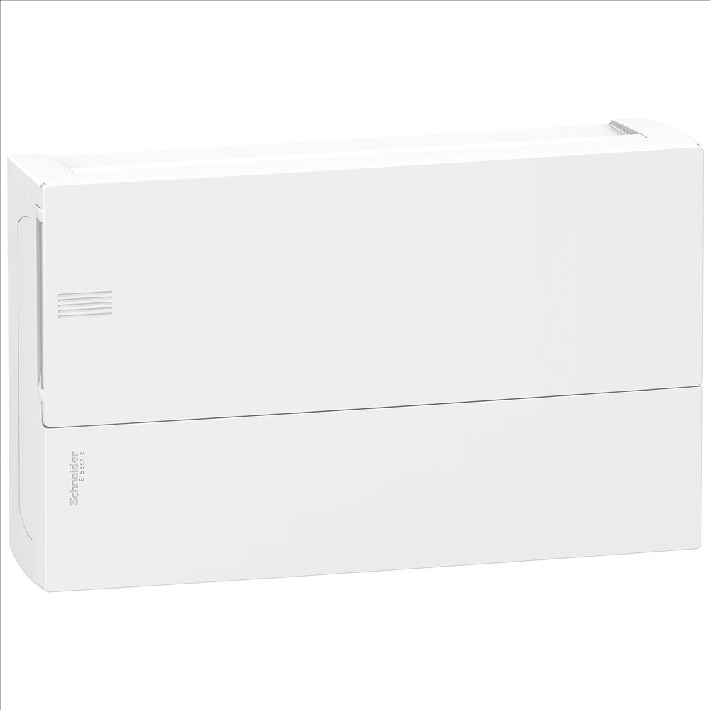 Quadro de Distribuição Quadro de Distribuição PVC Sobrepor 18 Disjuntores DIN sem Barramento sem Geral Branco Porta Opaca