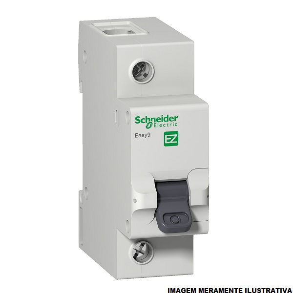 Disjuntor Termomagnético Fixo Unipolar EASY9 C 80A 4,5 KA/4,5 KA 127/220VCA DIN