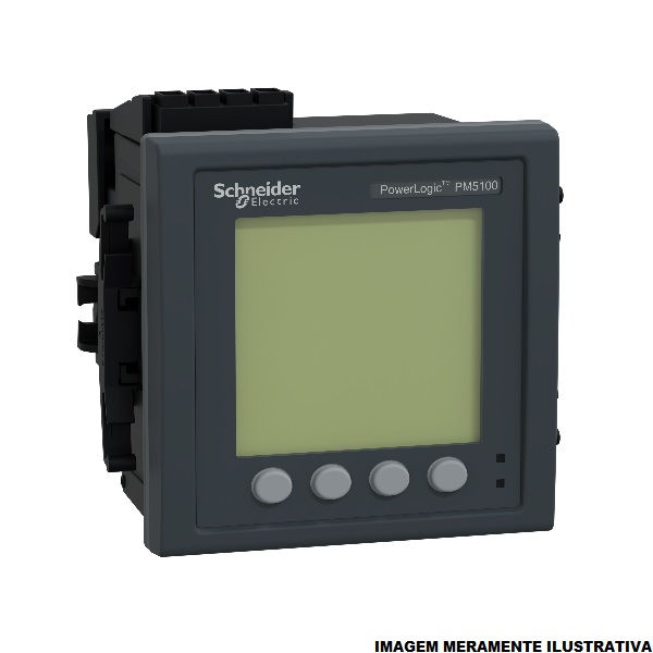 Medidor Digital Grandeza Elétrica PM5110 Display LCD 90-450VCA 100-300VCC 5A Categoria III 96x96 mm