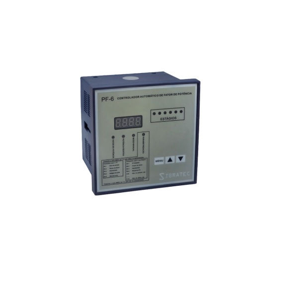 Controlador Fator de Potência 6 Estágios 5A 220VCA PF-6