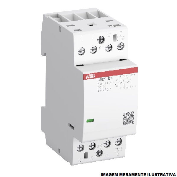 Contator Modular 25A 4NA 220VCA/CC 50/60 Hz ESB25