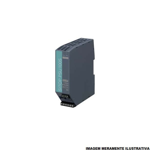 Fonte Alimentação Chaveada Sitop PSU100S ETHERNET Industrial Monofásica 2,5A 110-220VCA 24VCC para Trilho DIN IP20