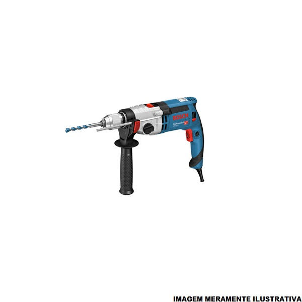 Furadeira Com Impacto 1/2" 2 Velocidades 3000 RPM GSB 24-2 1100W 220VCA Professional com Maleta Plástica