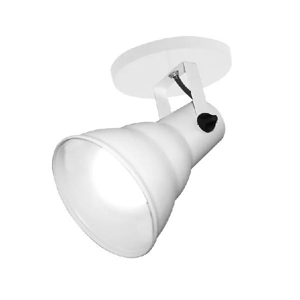 Spot Sobrepor 1x60W Direcionável E27 Branco Redondo HOL Circular