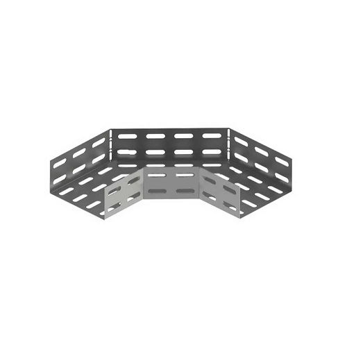 Curva 90G Horizontal Perfurada Galvanizada Eletrolítica para Eletrocalha 1000x100 mm