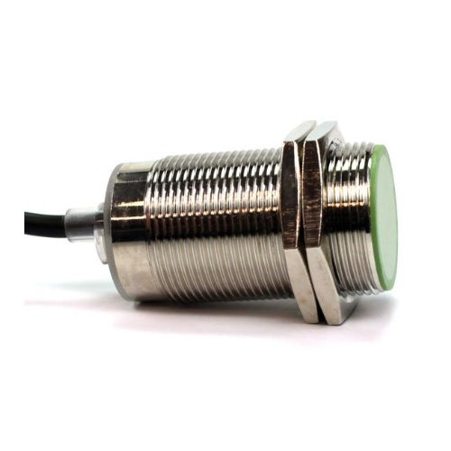 Sensor Indutivo Faceado Cilíndrico M30 PNP 10-36VCC 1NA+1NF Alcance 10 mm com Cabo 2 M 4 Fios IP67 com LED