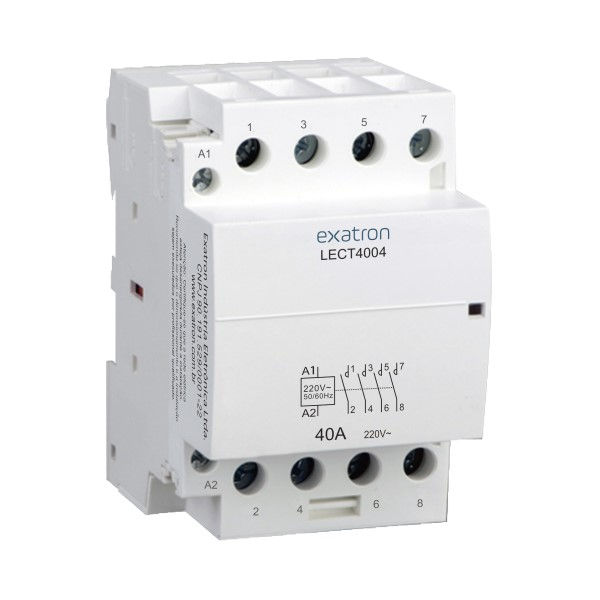 Contator Modular Tetrapolar 40A 4NA 220VCA 50/60 Hz