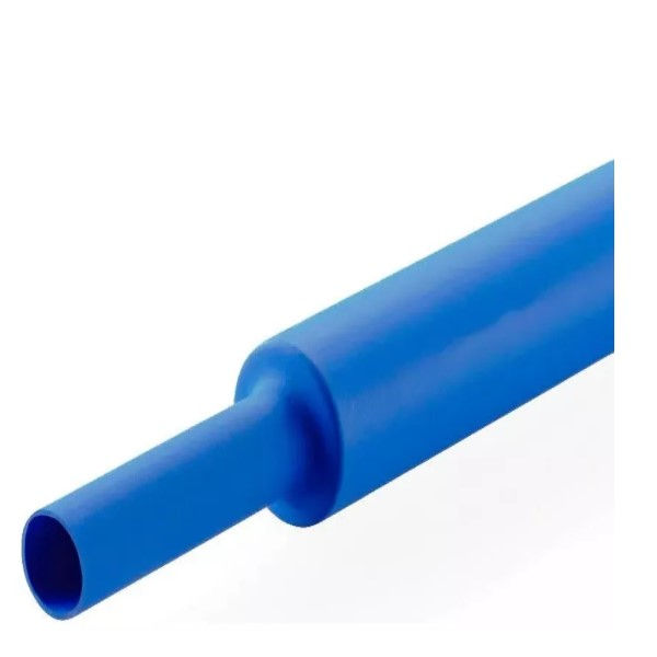Tubo Termocontrátil Poliolefina 600VCA 30 mm Azul 1.1/4"