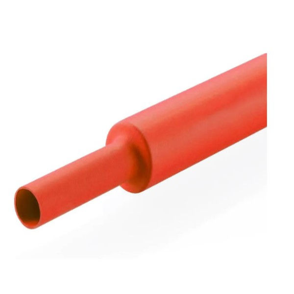 Tubo Termocontrátil Poliolefina 600VCA 30 mm Vermelho 1.1/4"