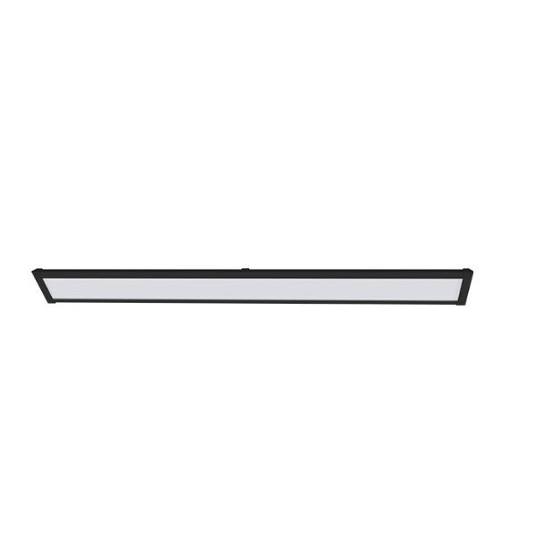 Painel Led Sobrepor 34W Alumínio Preto Retangular 1145x140x30 mm 4200 lm 4000K Bivolt 50.000H