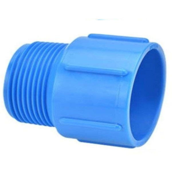 Adaptador PVC Soldável Bolsa e Rosca 50 mmX1.1/2" Azul Água Fria