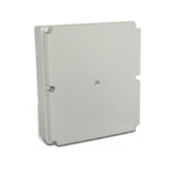 Caixa Passagem Sobrepor PVC 390x310x127 mm Retangular Fixo Bege com Tampa Opaca com 12 Embutes IP54