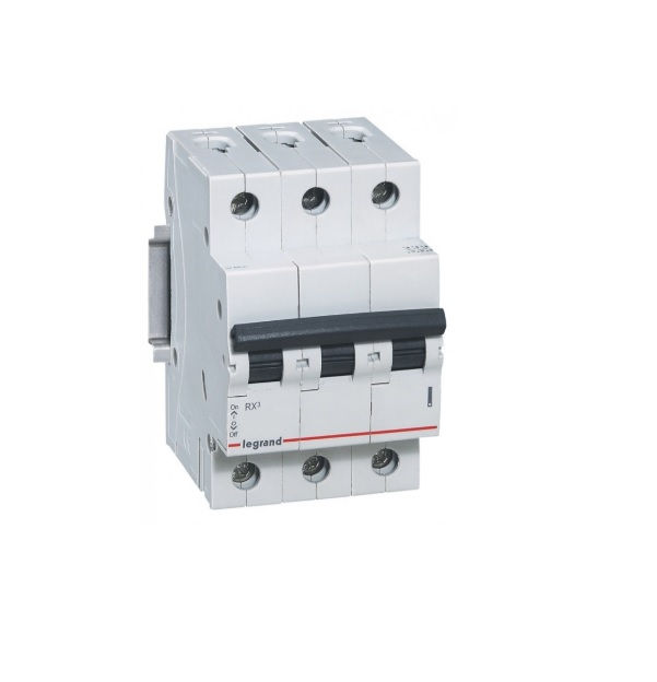 Disjuntor Termomagnético Fixo Tripolar RX3 C 40A 5 KA/3 KA 220/400VCA DIN