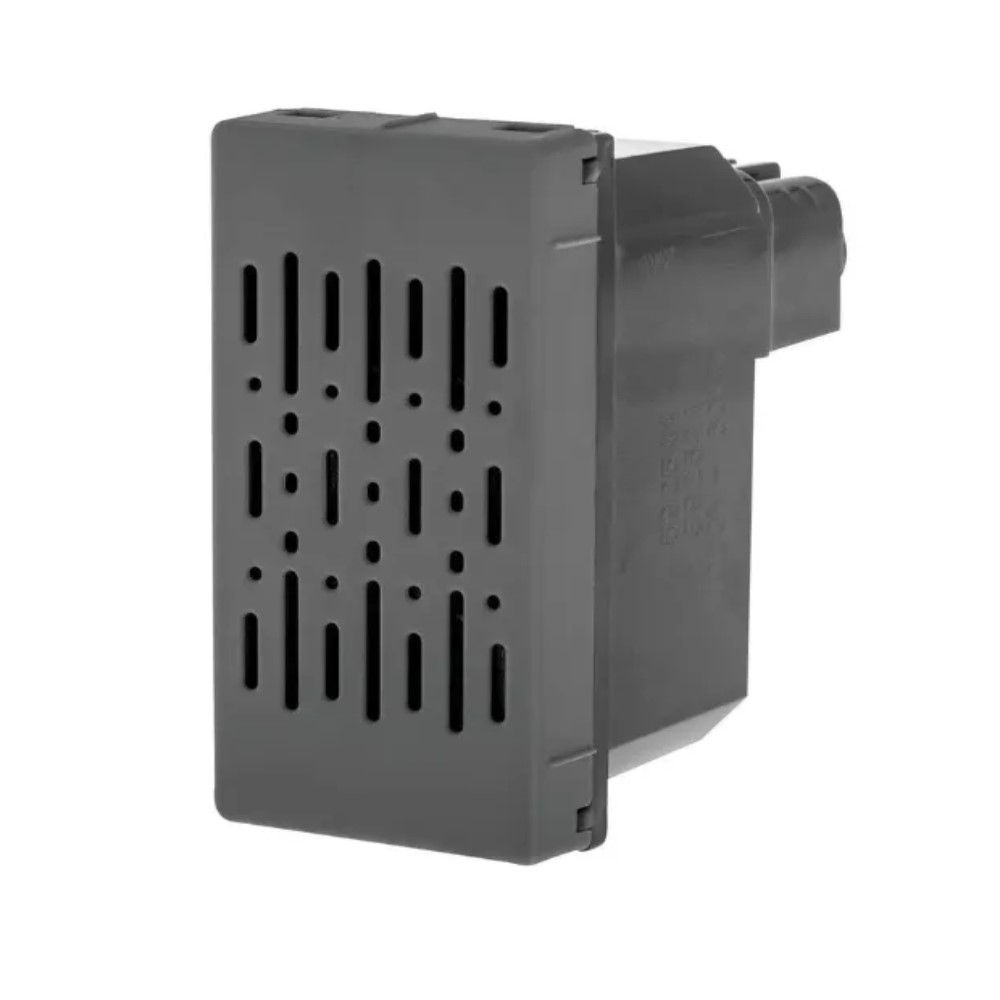 Módulo Campainha Cigarra 1 127VCA 80dB PVC Cinza Linha Pial PLUS Mais