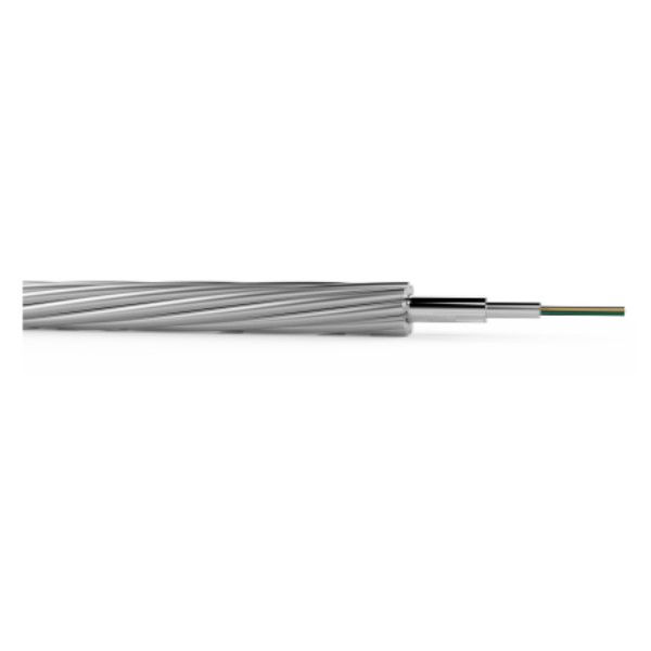 Cabo Fibra Óptica Monomodo 24F com Cabo Alumínio 14,4 mm com Tubos Alumínio e INOX Opgw