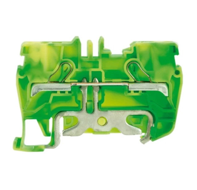 Conector Passagem SAK Poliamida Btwi Terra 6,00 mm² Verde/Amarelo Conexão para Mola