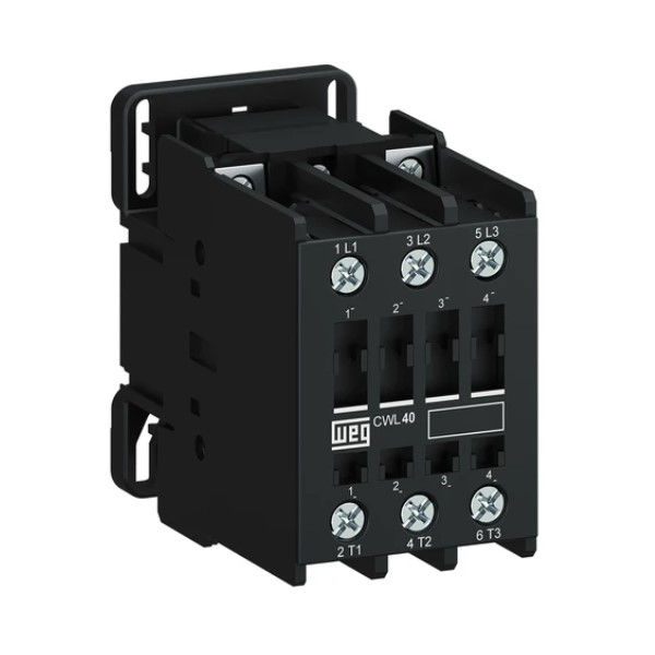 Contator Principal Tripolar 40A 3NA 220VCA 50/60 Hz CWL40 Conexão para Parafuso