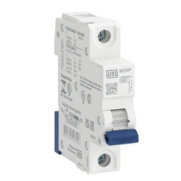 Disjuntor Termomagnético Fixo Unipolar Mdwp C 4A 3KA 380VCA DIN
