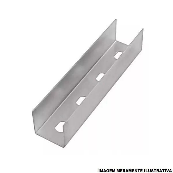 Emenda I Galvanizada Eletrolítica Interna 38x38 mm para Perfilado