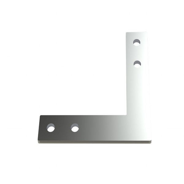 Kit Conector L para Perfil LED CPT02 com 2 Peças Aço