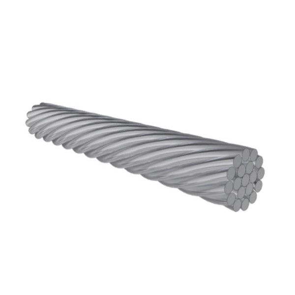 Cordoalha Galvanizada para Estai Esquerda 15,9 mm (5/8") Classe a EHS 19 Fios DNT 3,18 mm