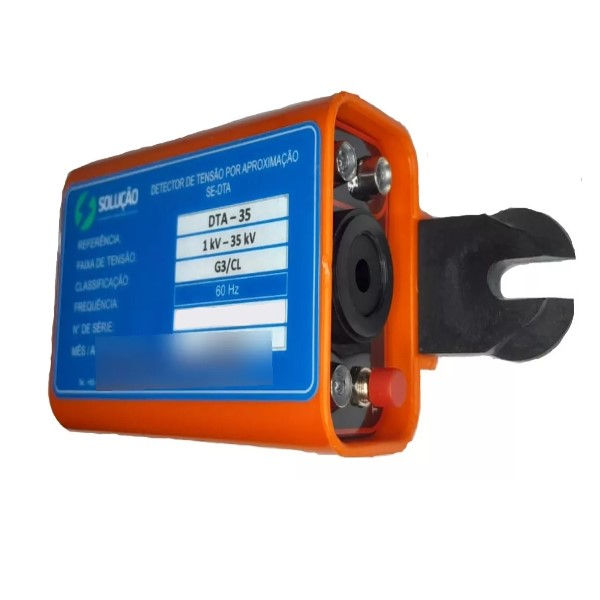 Detector Tensão DTA-35 SB Poliestireno 1 kV-35 kV com Bateria 9VCA 50-60 Hz Sinal Sonoro/Luminoso