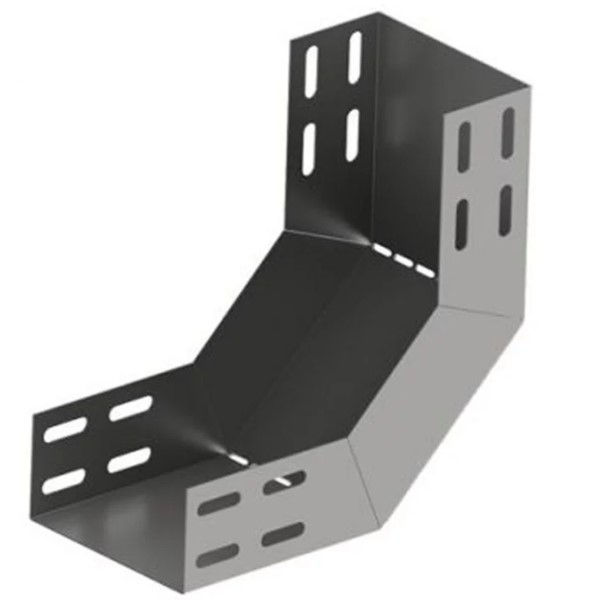 Curva 90G Vertical Galvanizada Eletrolítica Interna para Leito 200x100x19 mm Chapa 18/18