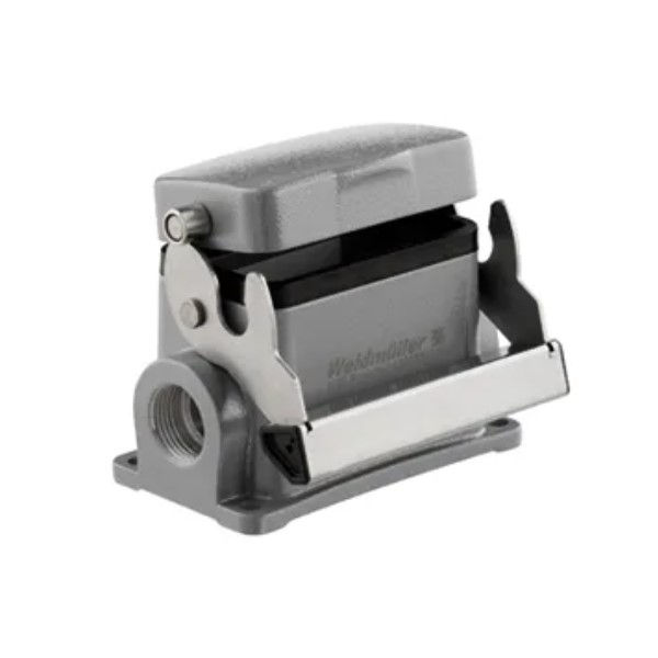 Base Multipolar Alta 24 Polos Metálica com Tampa com 2 Rebites e Alavanca 16A/500VCA Cinza IP65