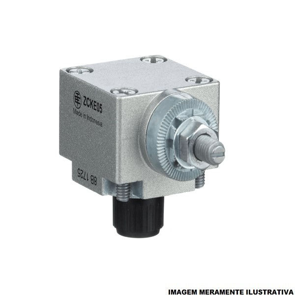 Cabeçote Cabeçote Metálico para Fim de Curso Angular sem Haste