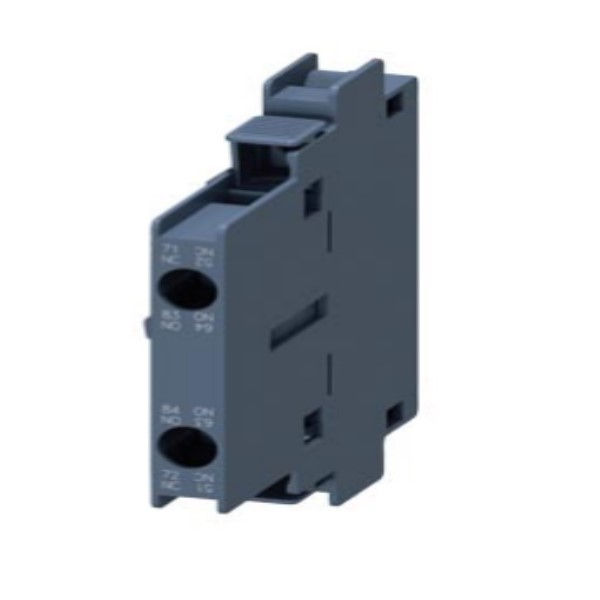 Bloco Contato Lateral 24VCA/CC 1NA+1NF para Contator 3RT1 Sirius Conexão Parafuso