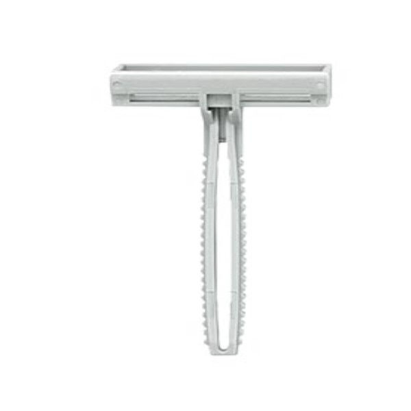 Marcador Identificador Encaixe PVC para Borne Cinza