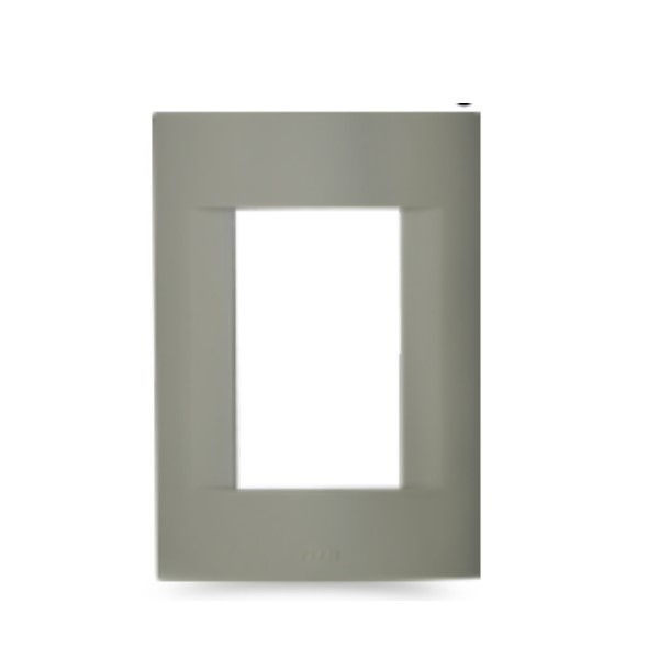 Placa PVC para 3 Módulos 4x2 Fendi Satinata