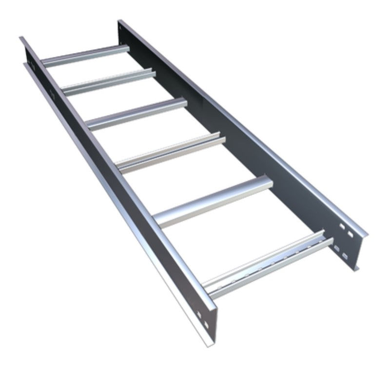 Leito Para Cabos Galvanizado Eletrolítico 100x100x3000 mm com Aba Externa 19 mm Chapa 14/16