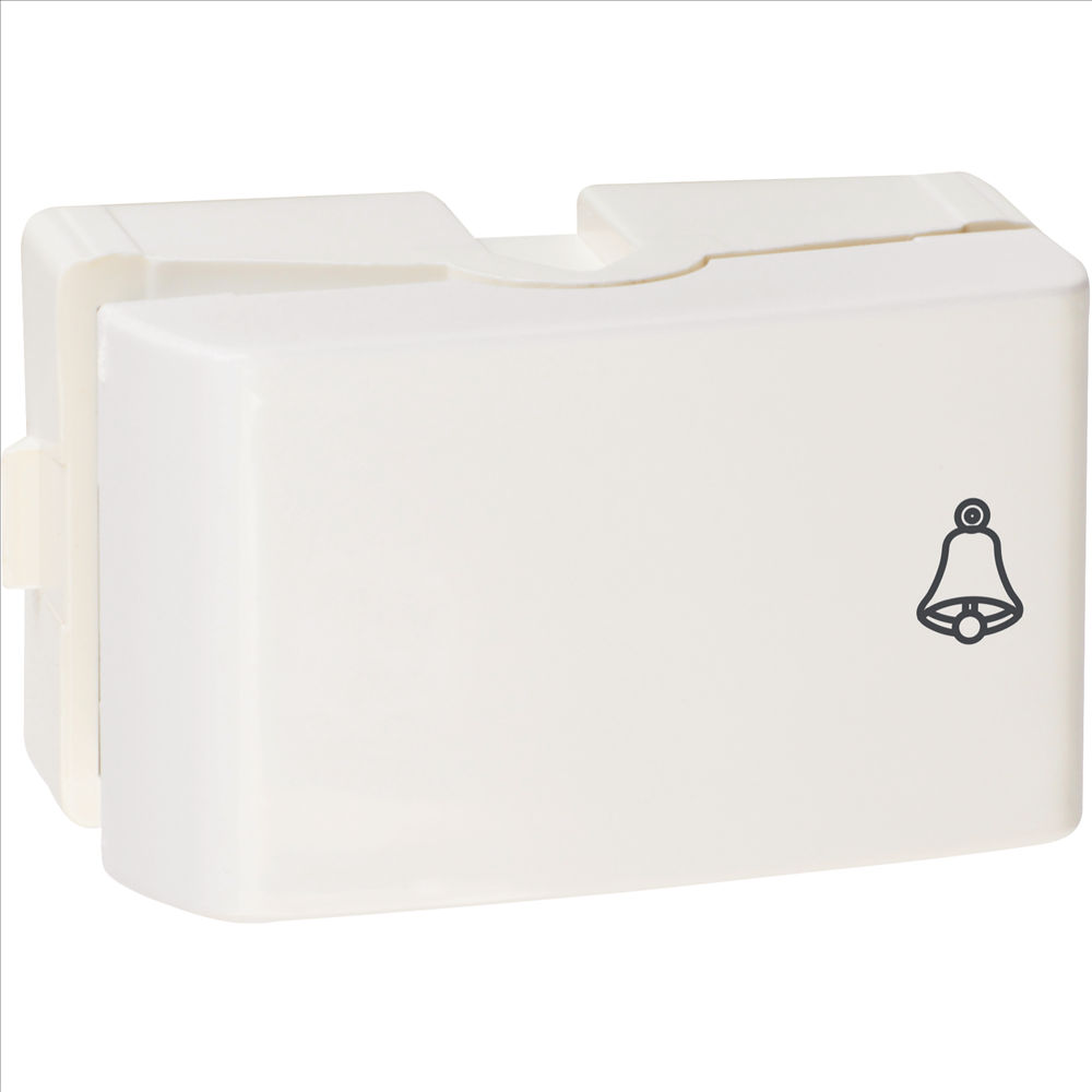 Módulo Módulo Pulsador Campainha 10A/250VCA PVC Branco Decor