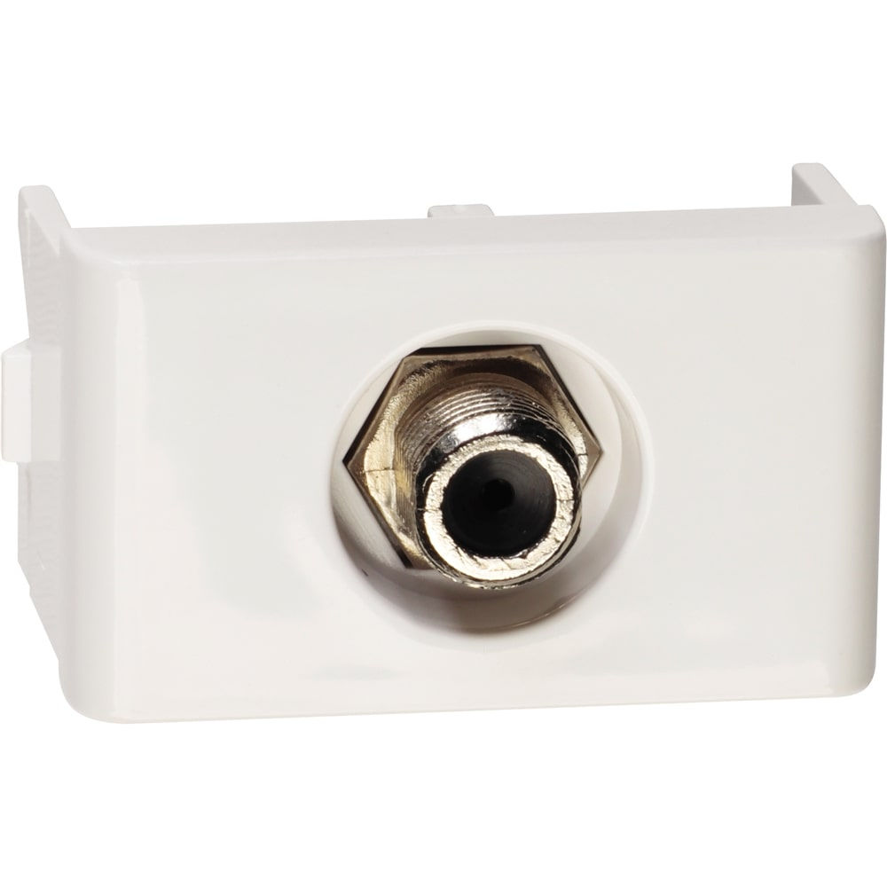 Módulo Módulo Tomada Antena TV Coaxial 75OHMS PVC Branco Linha Decor