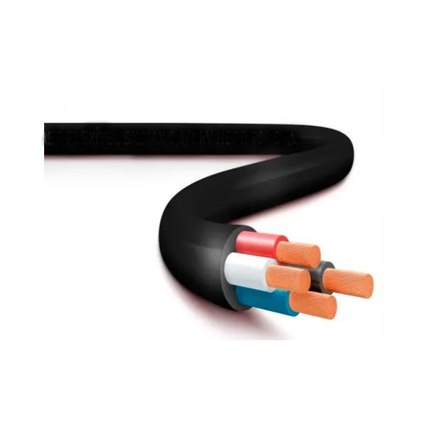 Cabo Cobre Isolado HEPR 90G 0,6/1 kV 3x 2,50 mm² NAX FLEX Preto NBR 7286 Classe 5