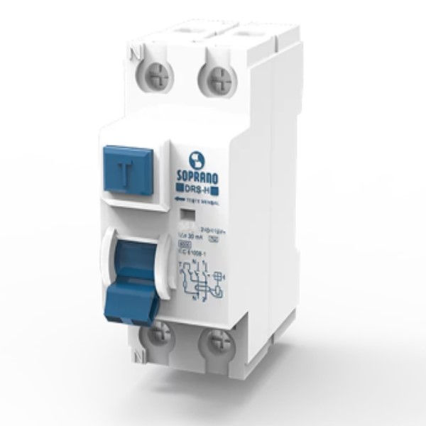 Interruptor dr Bipolar 6 KA 220/400VCA 80A 30 MA DIN Tipo AC Diferencial Residual para Barramento Pente