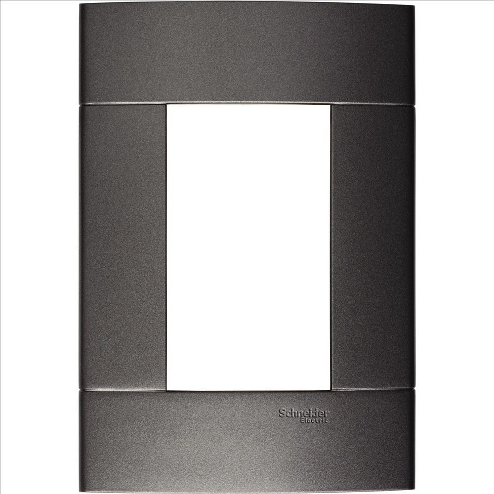 Placa PVC para 3 Módulos 4x2 Onix Decor Metalizada