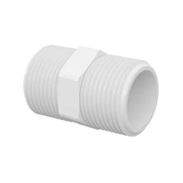 Nipel PVC Rosqueável 2" Branco