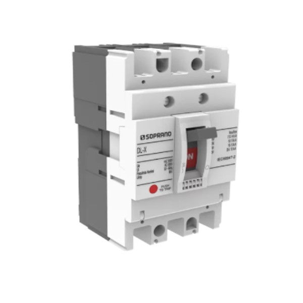 Disjuntor Termomagnético Fixo Tripolar DL063-X 40A 25 KA/10 KA 220/380VCA Caixa Moldada