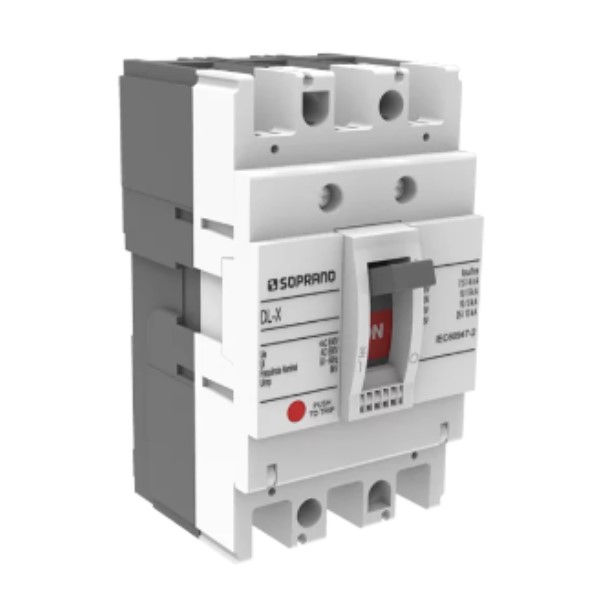 Disjuntor Termomagnético Fixo Tripolar DL250-X 200A 70 KA/50 KA 220/380VCA Caixa Moldada