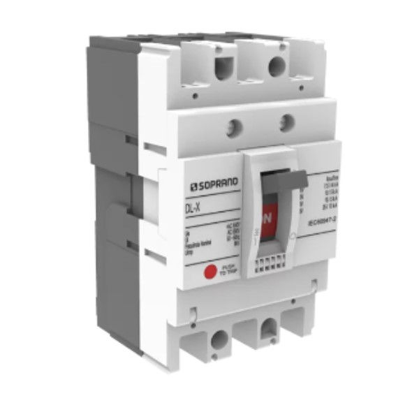 Disjuntor Termomagnético Fixo Tripolar DL250-X 225A 70 KA/50 KA 220/380VCA Caixa Moldada