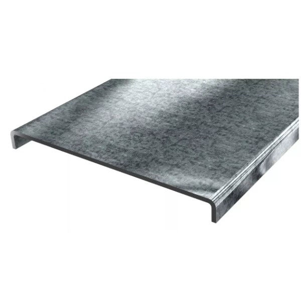 Tampa Pressão para Eletrocalha Galvanizada Eletrolítica 75x3000 mm