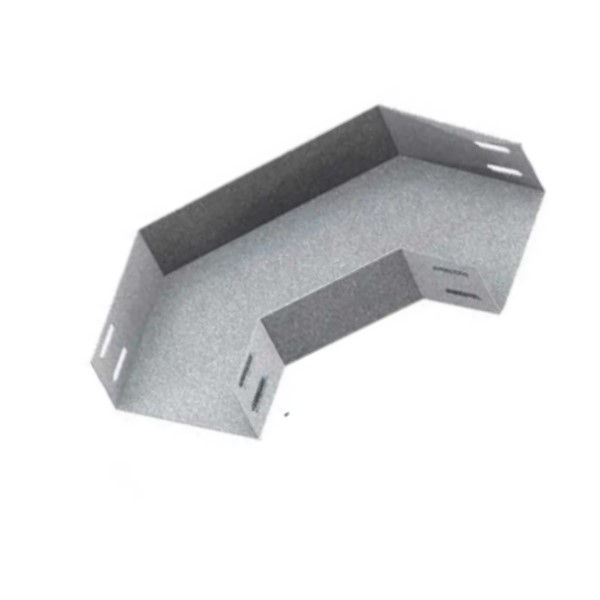 Curva 90G Inversão Lisa Galvanizada Eletrolítica para Eletrocalha 100x75 mm com Virola
