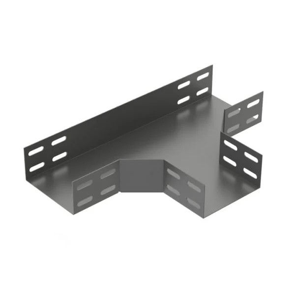 Te Liso Horizontal 90G Galvanizado a Fogo para Eletrocalha 100x75 mm