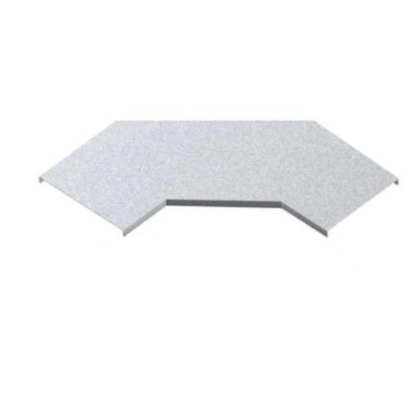 Tampa Curva Inversão Encaixe para Eletrocalha Galvanizada Eletrolítica 100x75 mm